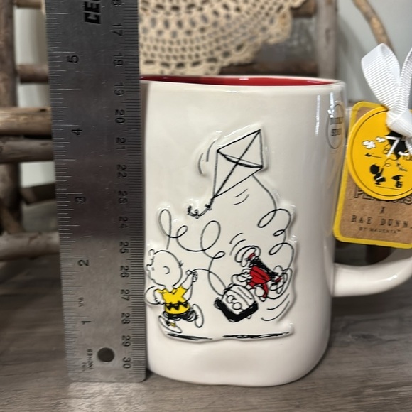 NWT! PEANUTS X RAE DUNN EVERYTHING SEEMS FINE CHARLIE BROWN DOUBLE-SIDED MUG - Picture 8 of 12
